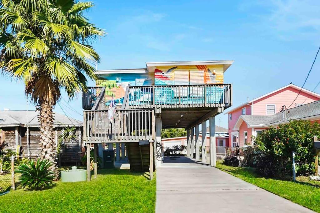 Galveston Beach House Family/Pet Friendly Eksteriør billede